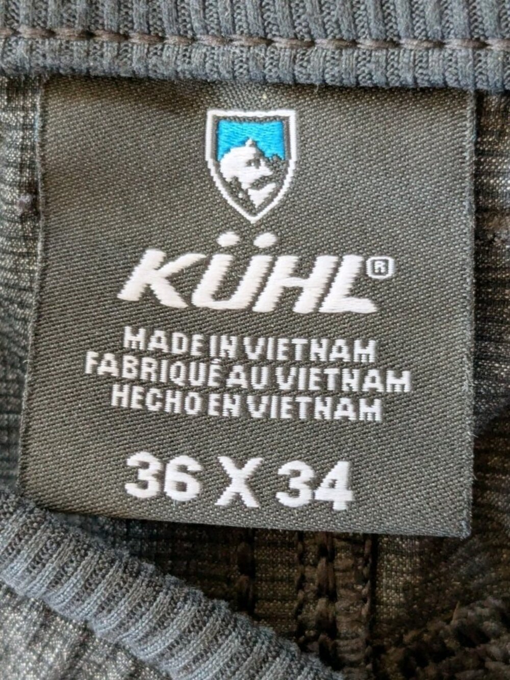 KÜHL Deceptr Pants Mens 36x34 Gray Performance Hiking Outdoor Lightweight - Picture 2 of 16